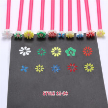 Outils de Pointillage Floraux pour la Peinture par Points, 20 Stylos de Pointillage de Formes, Outil D'Art de Pointillage Mandala pour Rochers, Outils