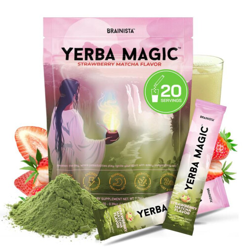 Yerba Magic | Yerba Mate Instant Tea Powder | 20, Servings | Multiple Flavors Available