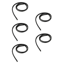 5Pcs Black Rubber Car Window Seal Strip Soundproof Dashboard Protector