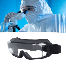 Lunettes de sécurité respirantes anti-buée, protection oculaire polyvalente, noir