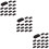 75Pcs Durable Adhesive Cable Clamps Black Plastic Cord Organizer 8