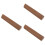 Cuir PU Marron Doux Pour Travaux Manuels Déco DIY 7