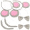 10Ensembles Ensemble Souris Oreilles Et Queue Costume Accessoires Colorés 3