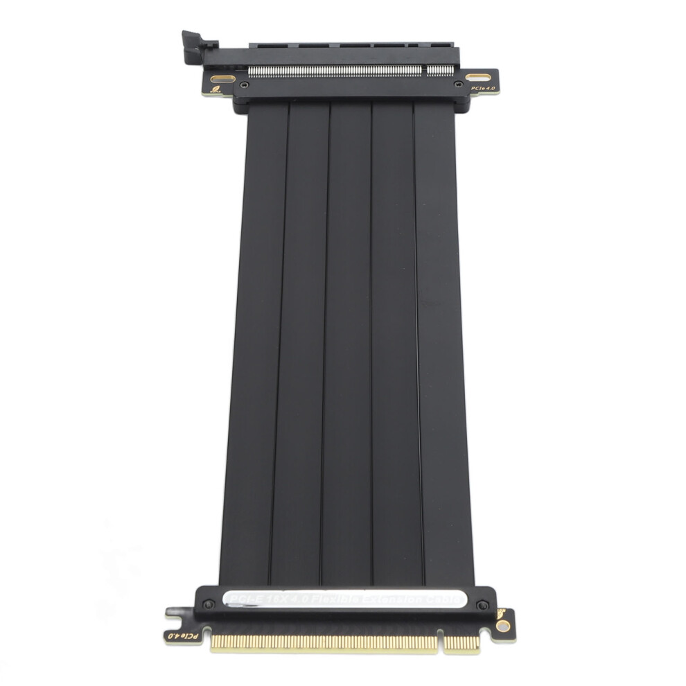 Pcie 4.0 X16 Riser Cable 300Mm Flexible Extension For Gpu With Emi Shield Au 9351386445857