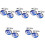 5Paren Paar Manchetknopen Overhemd Knoppen Formeel Multi Stijl 4