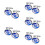 5Paren Paar Manchetknopen Overhemd Knoppen Formeel Multi Stijl 11