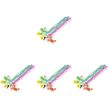 32Pièces Colliers Légers En Tissu Et Plastique Pour Soirée Hawaiienne
