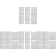 40Pièces Cartons Chemise Blancs Papier Rigide Pour Pliage
