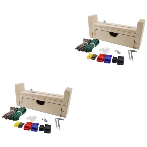 2Sets Multicolor Weaving Rack for DIY Bracelets and Decoration Crafts