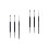 2Sets Tear Ditch Concealer Brush Double-Head Sponge Black Makeup Tool 1