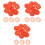 300Pièces Housses De Détecteur De Orange Visible 5