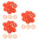 300Pièces Housses De Détecteur De Orange Visible 9