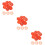 300Pièces Housses De Détecteur De Orange Visible 11