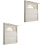 2Pièces Cache Vent Sèche-Linge Louvered Anti- Durable 4