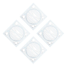 4Pièces Gabarit Rond Plastique Pour Géométriques Et École