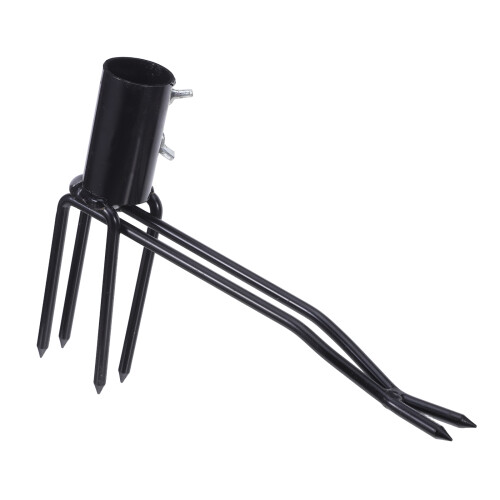 Accessoire Crochet Désherbeur Noir Courbure Pour Jardin