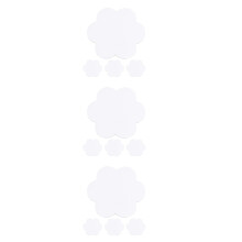 12Pcs White Blank Cotton Canvas Panels for Drawing and Painting