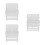3Pièces Distributeur Réglable D'étiquettes Transparent Pour 9