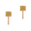 2Pièces Petit Cabasa Bois Métal Instrument Percussion Portable 5
