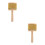 2Pièces Petit Cabasa Bois Métal Instrument Percussion Portable 6