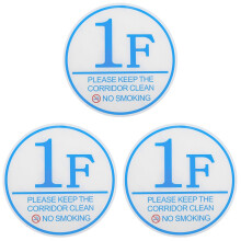 3Pièces Plaques Maison En Stickers Porte