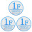 3Pièces Plaques Maison En Stickers Porte 1