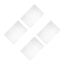 4Pcs Clear PVC Book Sleeve Protector for Loose Leaf Journals Planner