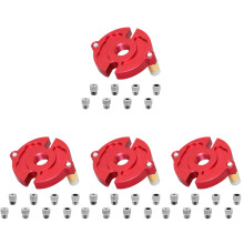 4Ensembles Localisateur Trou Rouge Pour Outils De Menuiserie Aluminium
