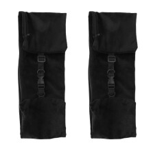 Lot de 2 oreillers de voyage en velours Ă rembourrer avec des sangles