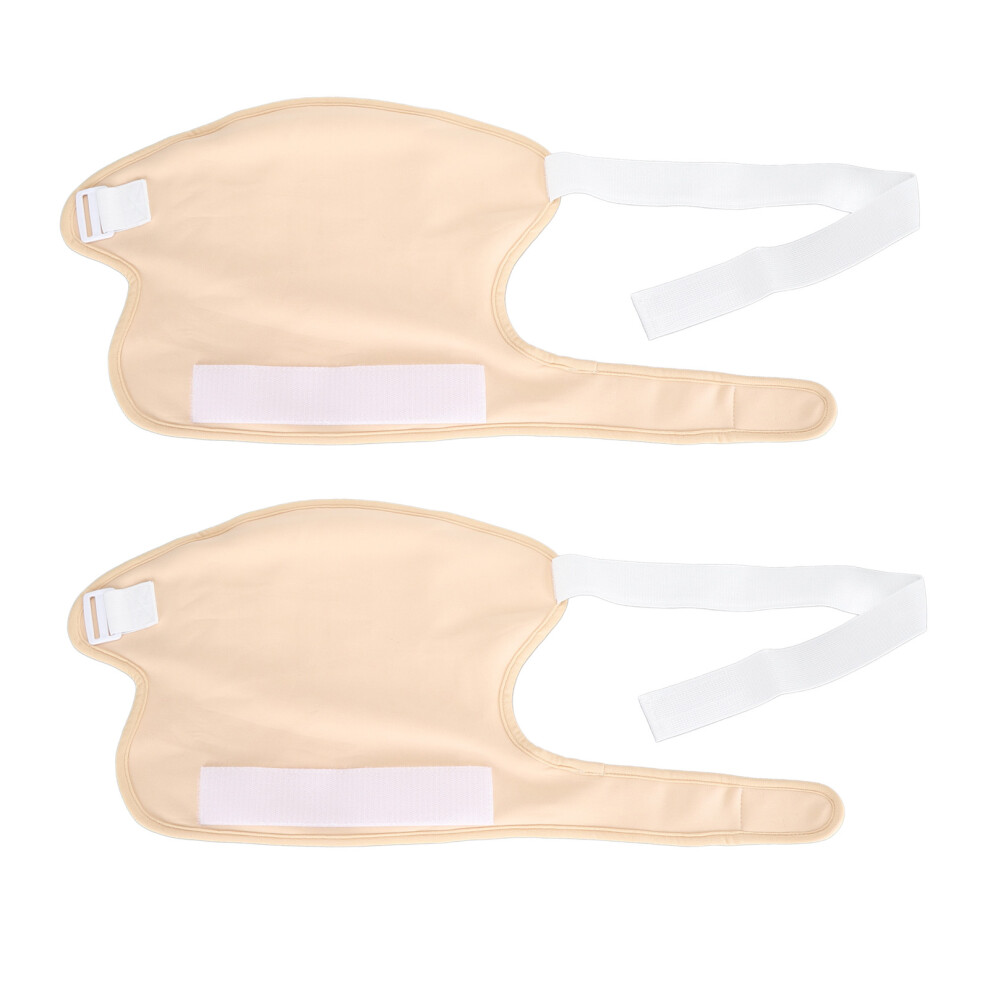 2pcs Castor Oil Shoulder Wrap Bags Reusable Organic Cotton Adjustable Pain Relief