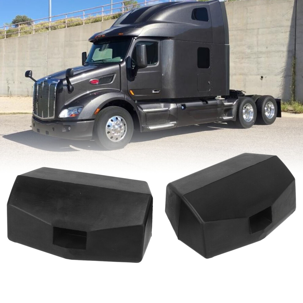 2Pcs Rubber Hood Latch Support For Peterbilt 579 & Kenworth T680 T880 3391386442339