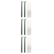 6Sets Durable Metal Chopsticks for Cooking and Camping Dishwasher Safe