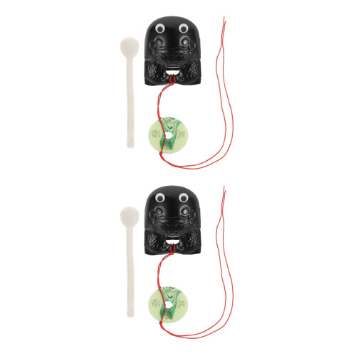 4Sets Kindvriendelijk Plastic Percussie Instrument Zwart Voor Educatie