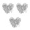 300Pcs Rust-Proof Iron Pallet Racking Drop Pins Silver Safety Clips 11