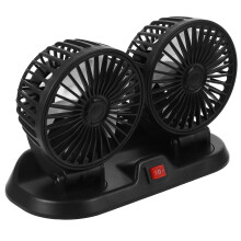 1Ensemble Ventilateur Voiture PP Multicolore Rotation Libre