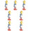 7Pièces Jouet Simulation Hippocampe Plastique Decoration 7