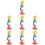 7Pièces Jouet Simulation Hippocampe Plastique Decoration 9