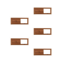 5Pièces Ventilateur Bois Sauna, Accessoire Fenêtre