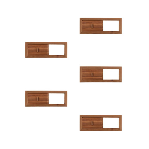 5Pièces Ventilateur Bois Sauna, Accessoire Fenêtre