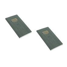 2Pièces De Notes Olive Vert Pour Organisation Hebdomadaire