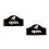 2Pcs Wood Open Closed Sign Double-Sided Pattern 6