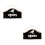 2Pcs Wood Open Closed Sign Double-Sided Pattern 9