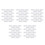 100Pcs PVC Uv Testing Cards for Uva Detection 5