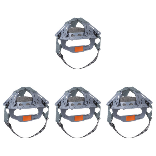 4Pcs Lightweight Hardhat Accessories Grey Safety Hat Suspension Insert