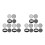 6Sets Black Plastic Soil Sieve with Interchangeable Mesh for Gardening 5