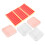 2Sets Multiuse Clear Plastic Nail Organizer Box Portable Storage Case 3