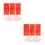2Sets Multiuse Clear Plastic Nail Organizer Box Portable Storage Case 5