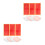 2Sets Multiuse Clear Plastic Nail Organizer Box Portable Storage Case 6