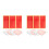 2Sets Multiuse Clear Plastic Nail Organizer Box Portable Storage Case 8