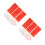 2Sets Multiuse Clear Plastic Nail Organizer Box Portable Storage Case 9